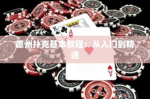 德州撲克基本教程：從入門到精通