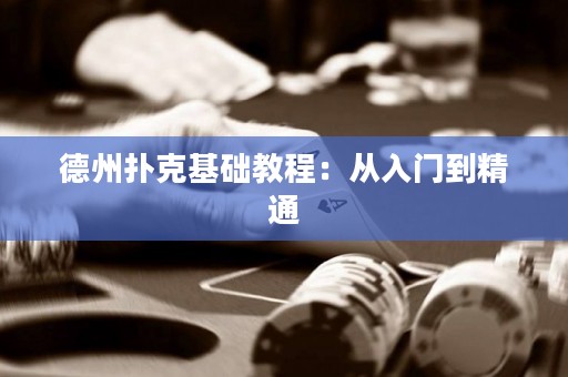 德州撲克基礎(chǔ)教程：從入門到精通
