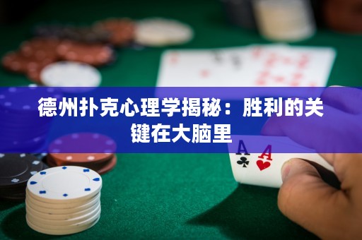 德州撲克心理學揭秘：勝利的關鍵在大腦里
