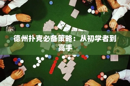 德州撲克必備策略：從初學者到高手