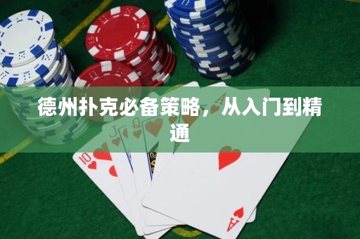 德州撲克必備策略，從入門到精通