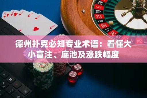 德州撲克必知專業(yè)術(shù)語(yǔ)：看懂大小盲注、底池及漲跌幅度