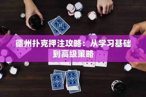 德州撲克押注攻略：從學(xué)習(xí)基礎(chǔ)到高級策略