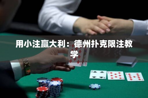 用小注贏大利：德州撲克限注教學(xué)