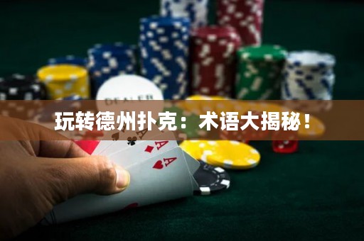 玩轉(zhuǎn)德州撲克：術(shù)語大揭秘！