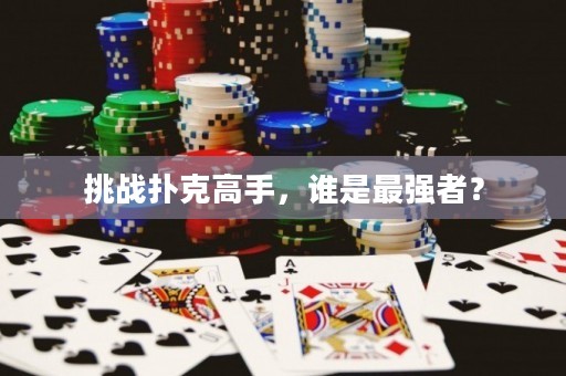 挑戰(zhàn)撲克高手，誰是最強(qiáng)者？