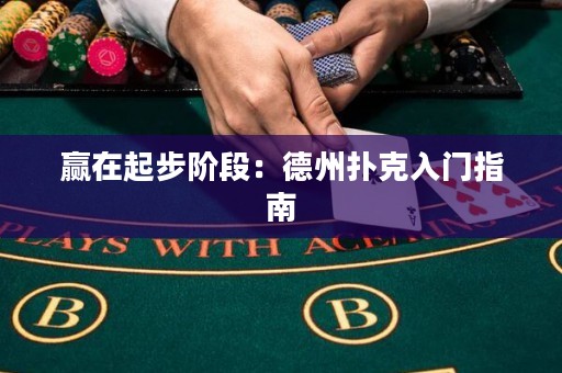 贏在起步階段：德州撲克入門指南