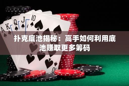 撲克底池揭秘：高手如何利用底池賺取更多籌碼