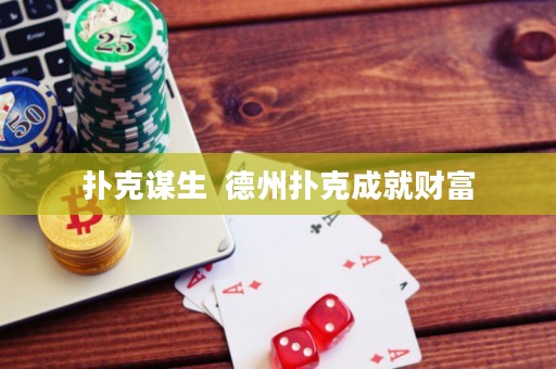 撲克謀生  德州撲克成就財富