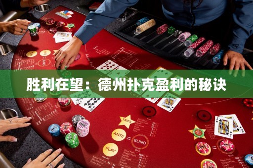 勝利在望：德州撲克盈利的秘訣