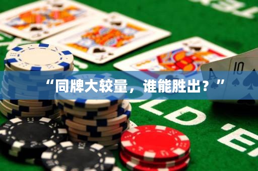 “同牌大較量，誰能勝出？”