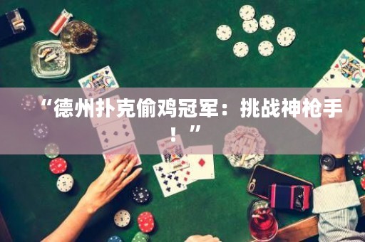 “德州撲克偷雞冠軍：挑戰(zhàn)神槍手！”