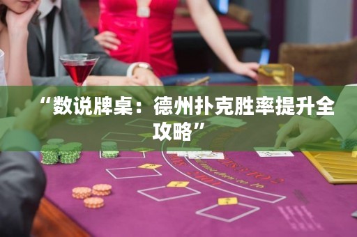 “數(shù)說(shuō)牌桌：德州撲克勝率提升全攻略”