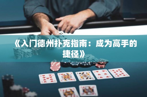 《入門德州撲克指南：成為高手的捷徑》