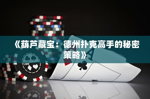 《葫蘆藏寶：德州撲克高手的秘密策略》