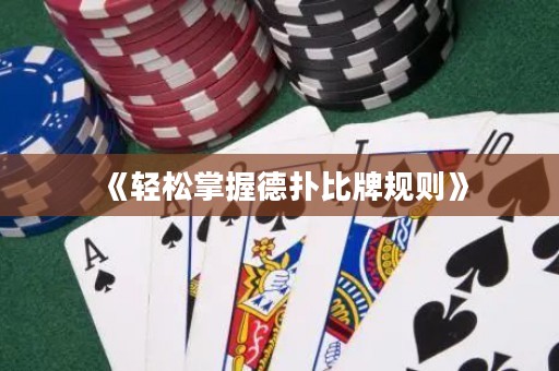 《輕松掌握德?lián)浔扰埔?guī)則》